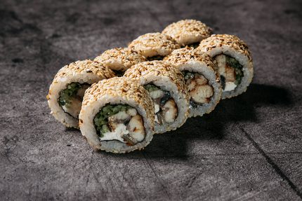 Филадельфия в кунжуте с угрем