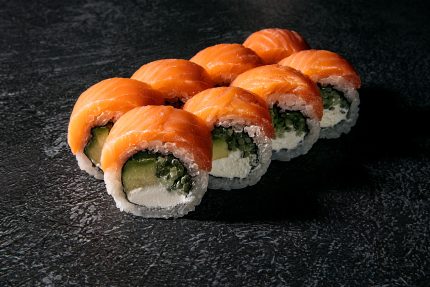 Филадельфия с копченым лососем